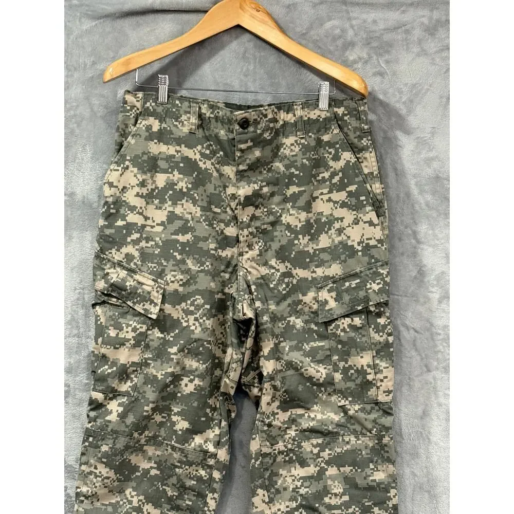 US Army ACU UCP Digital Camo Cargo Pants Medium X-Long Military Combat Gorpcore